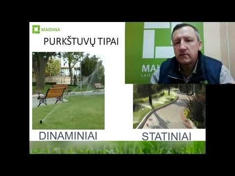 Paskaita Laistymo sistemų montavimas. UAB "Maidina"